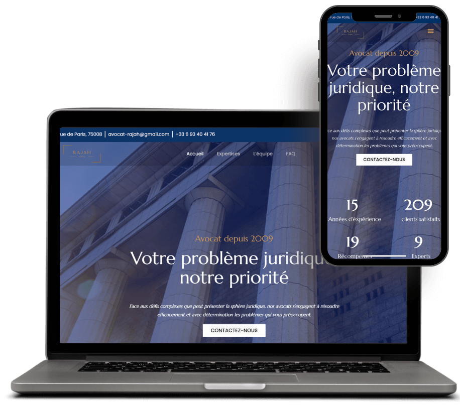 Site internet pour avocat